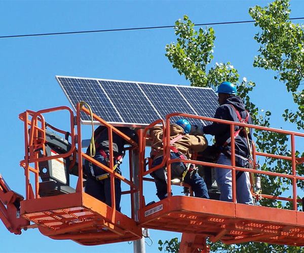 Aerial Lift Manufacturer in China-SOLAR LIGHTING LIFT